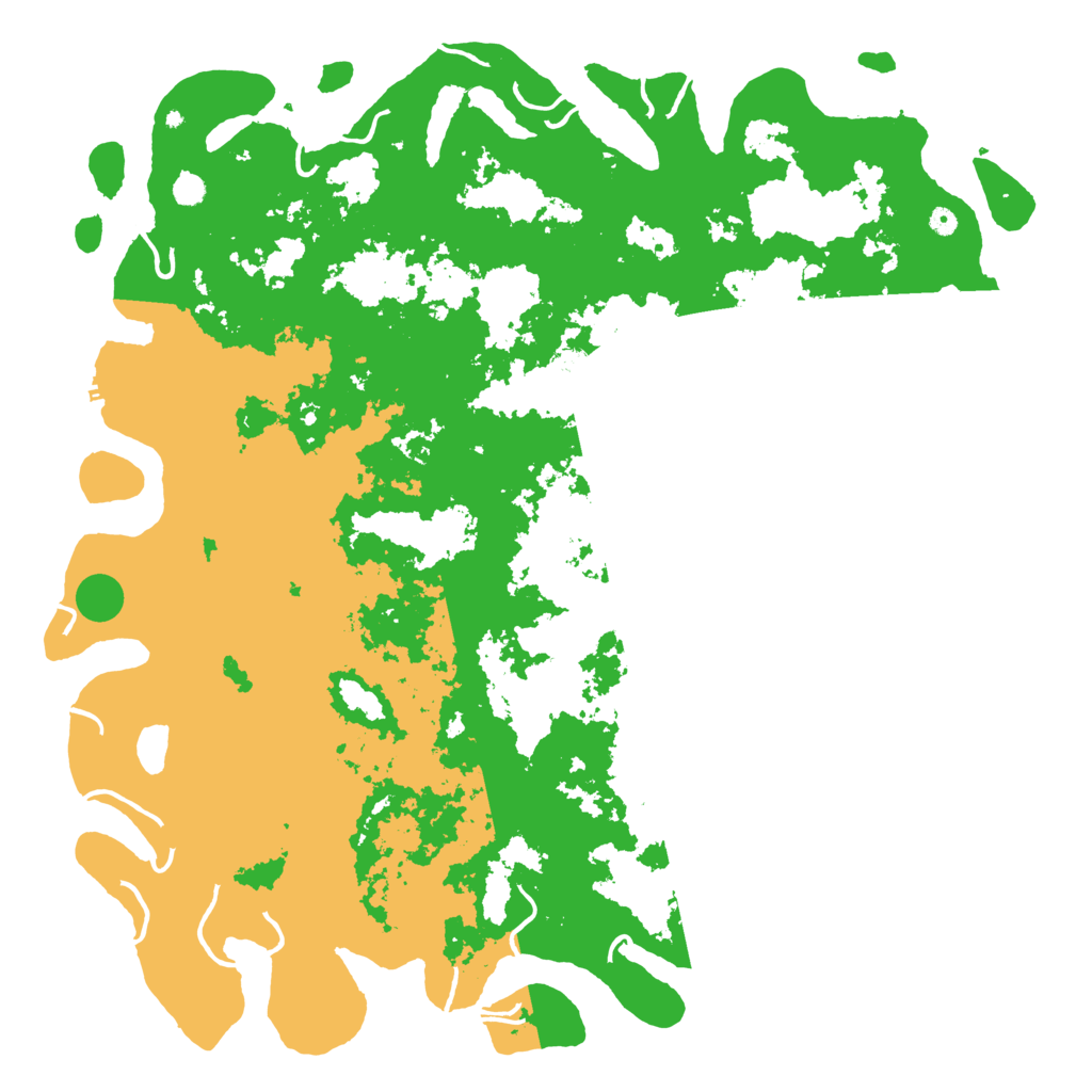 Biome Rust Map: Procedural Map, Size: 6000, Seed: 104363210