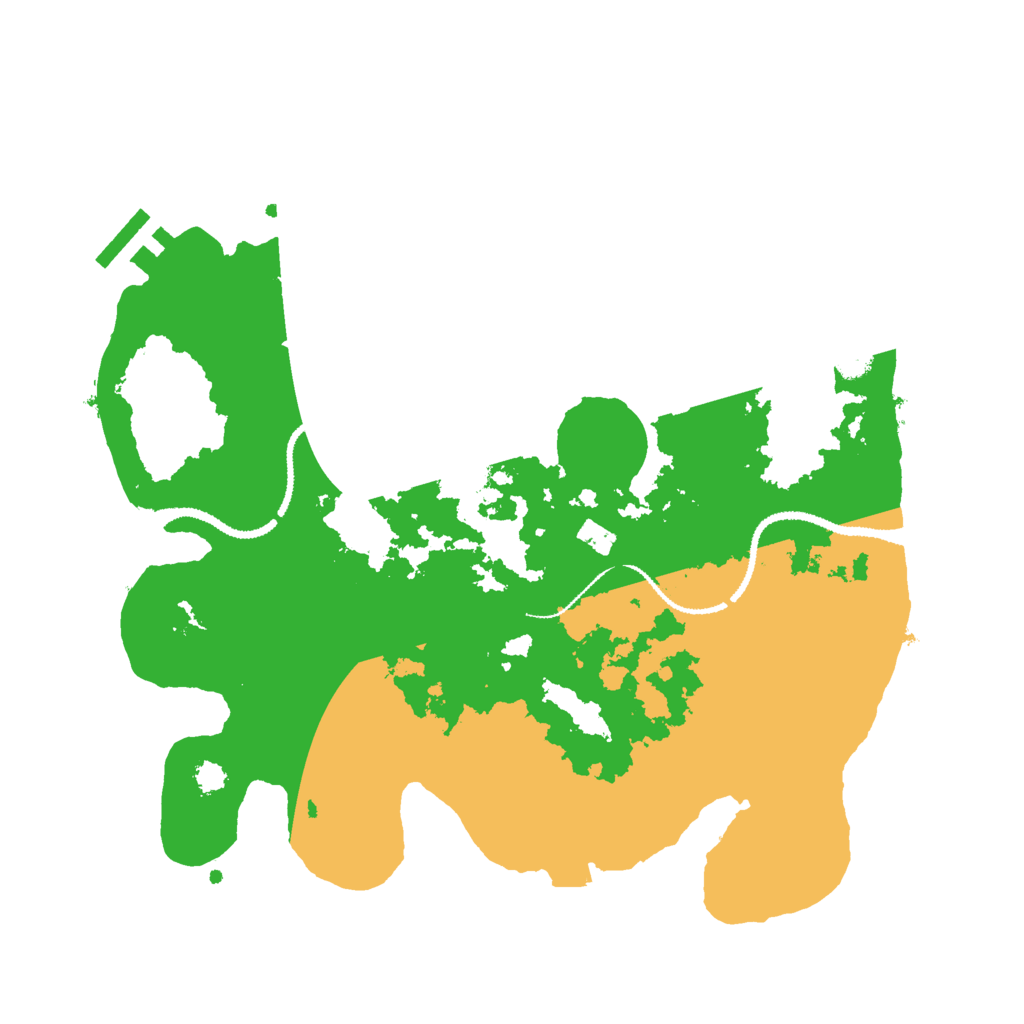 Biome Rust Map: Procedural Map, Size: 3000, Seed: 811695945