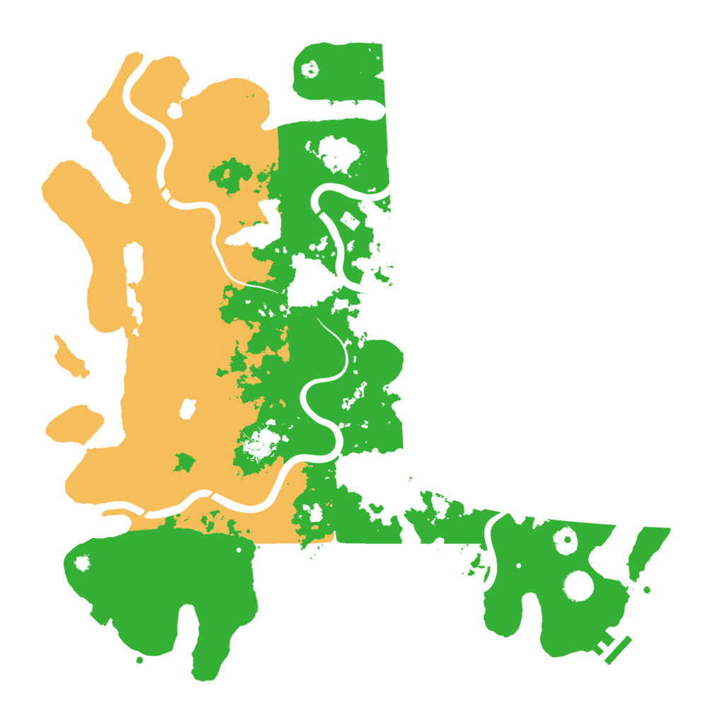 Biome Rust Map: Procedural Map, Size: 4250, Seed: 17932590