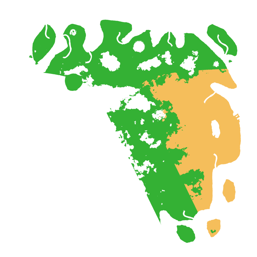 Biome Rust Map: Procedural Map, Size: 4100, Seed: 62845788