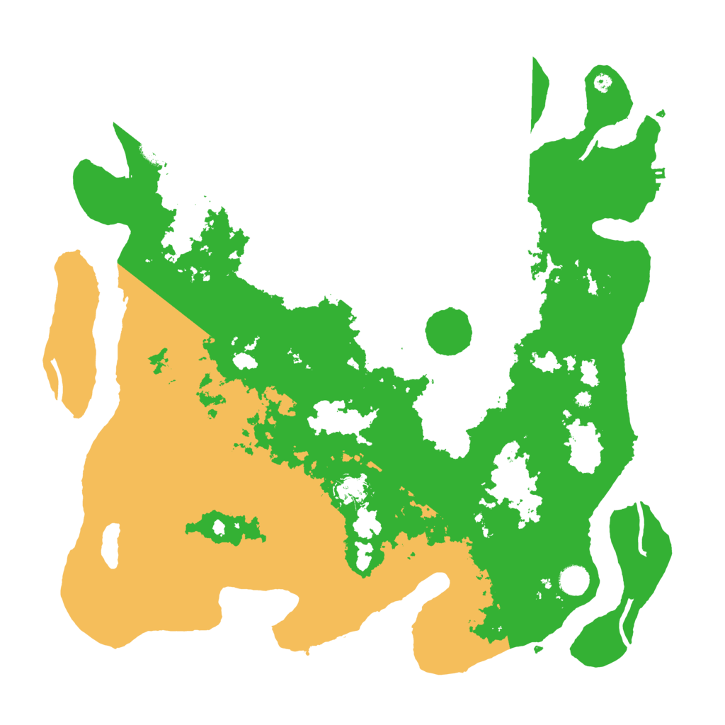 Biome Rust Map: Procedural Map, Size: 4250, Seed: 39967574