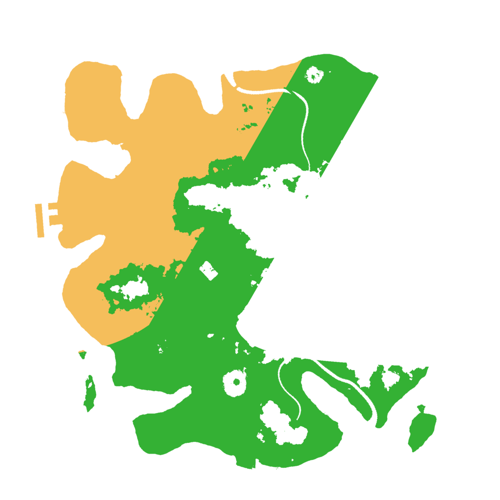 Biome Rust Map: Procedural Map, Size: 3000, Seed: 1894289032