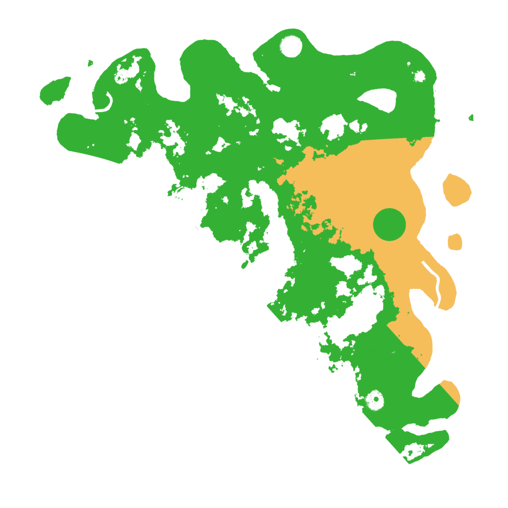 Biome Rust Map: Procedural Map, Size: 4100, Seed: 70829186