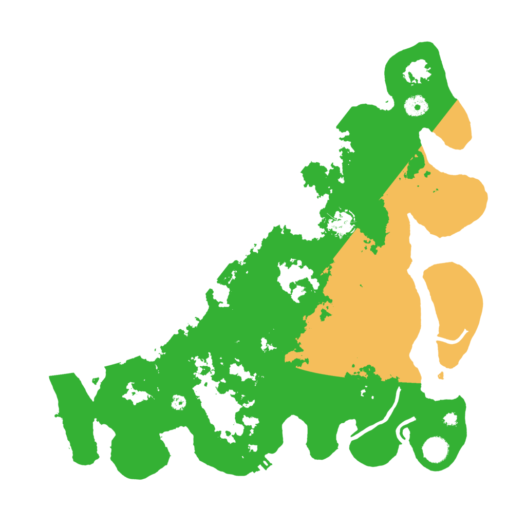 Biome Rust Map: Procedural Map, Size: 3600, Seed: 42369076