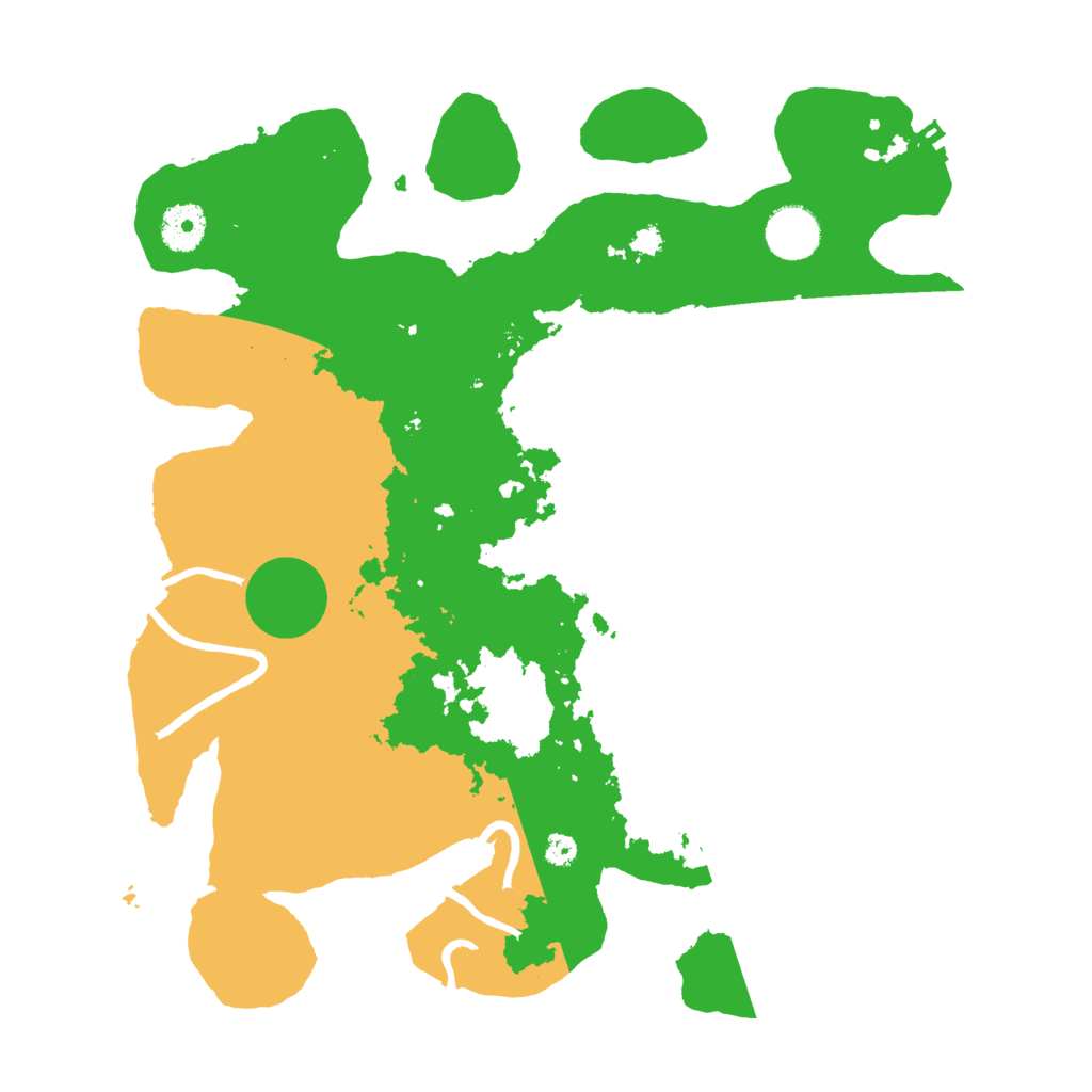 Biome Rust Map: Procedural Map, Size: 3550, Seed: 79305543