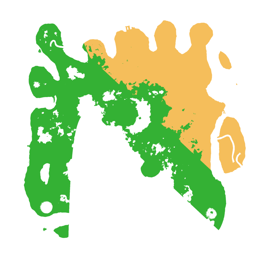 Biome Rust Map: Procedural Map, Size: 3800, Seed: 92568097