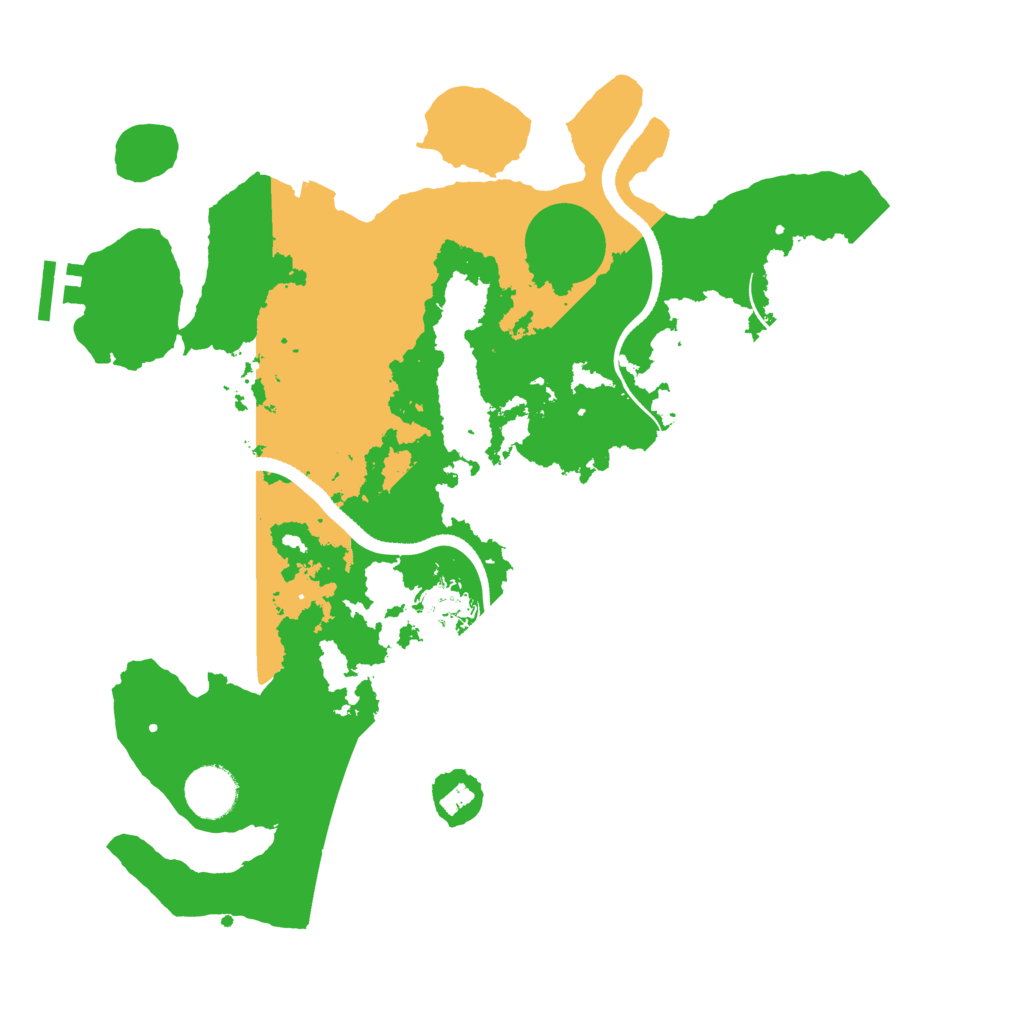 Biome Rust Map: Procedural Map, Size: 3450, Seed: 75726186