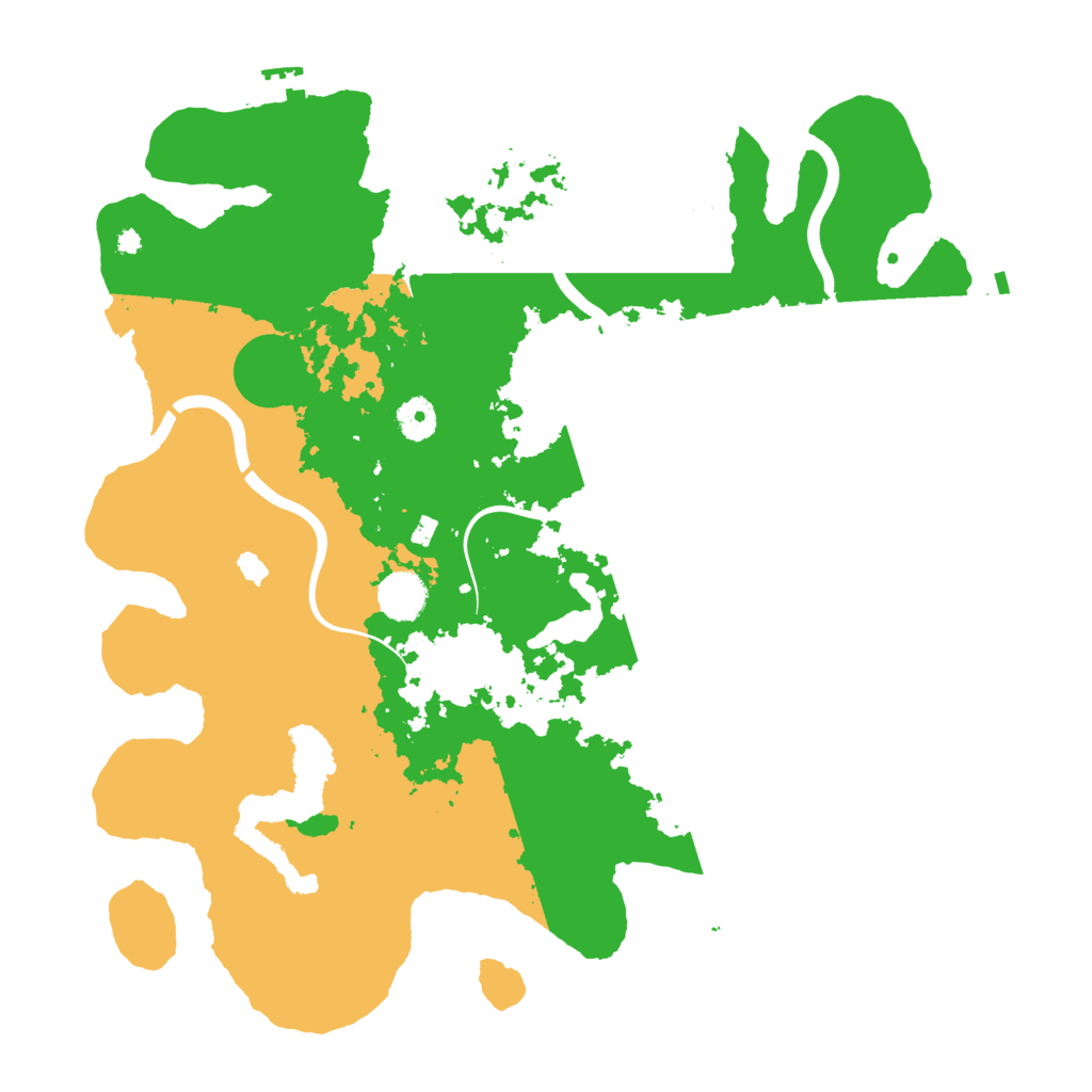 Biome Rust Map: Procedural Map, Size: 4000, Seed: 72292515