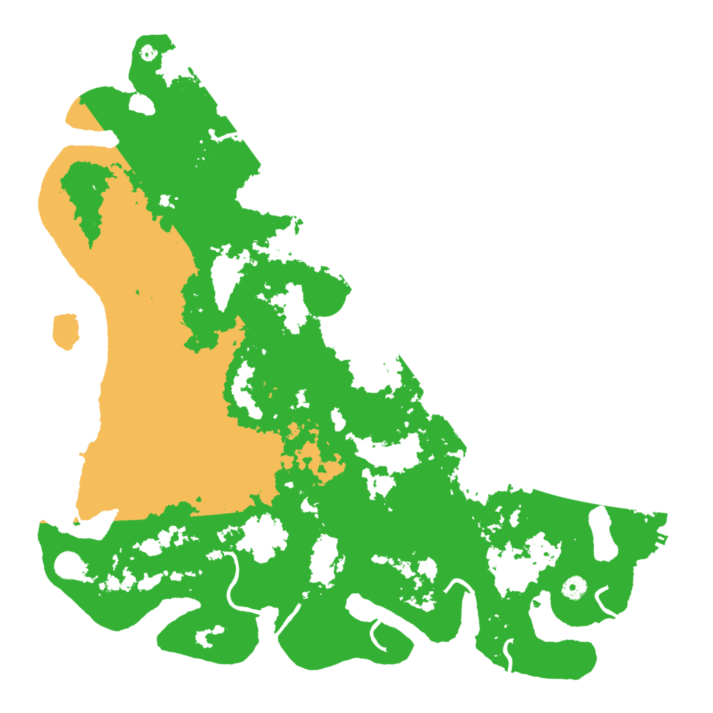 Biome Rust Map: Procedural Map, Size: 4500, Seed: 339513269