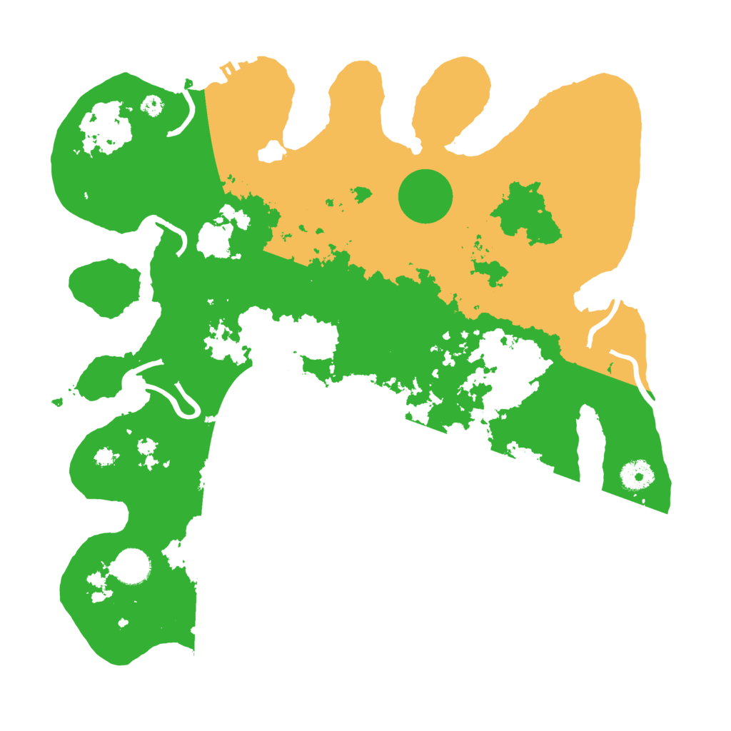 Biome Rust Map: Procedural Map, Size: 3550, Seed: 4558238