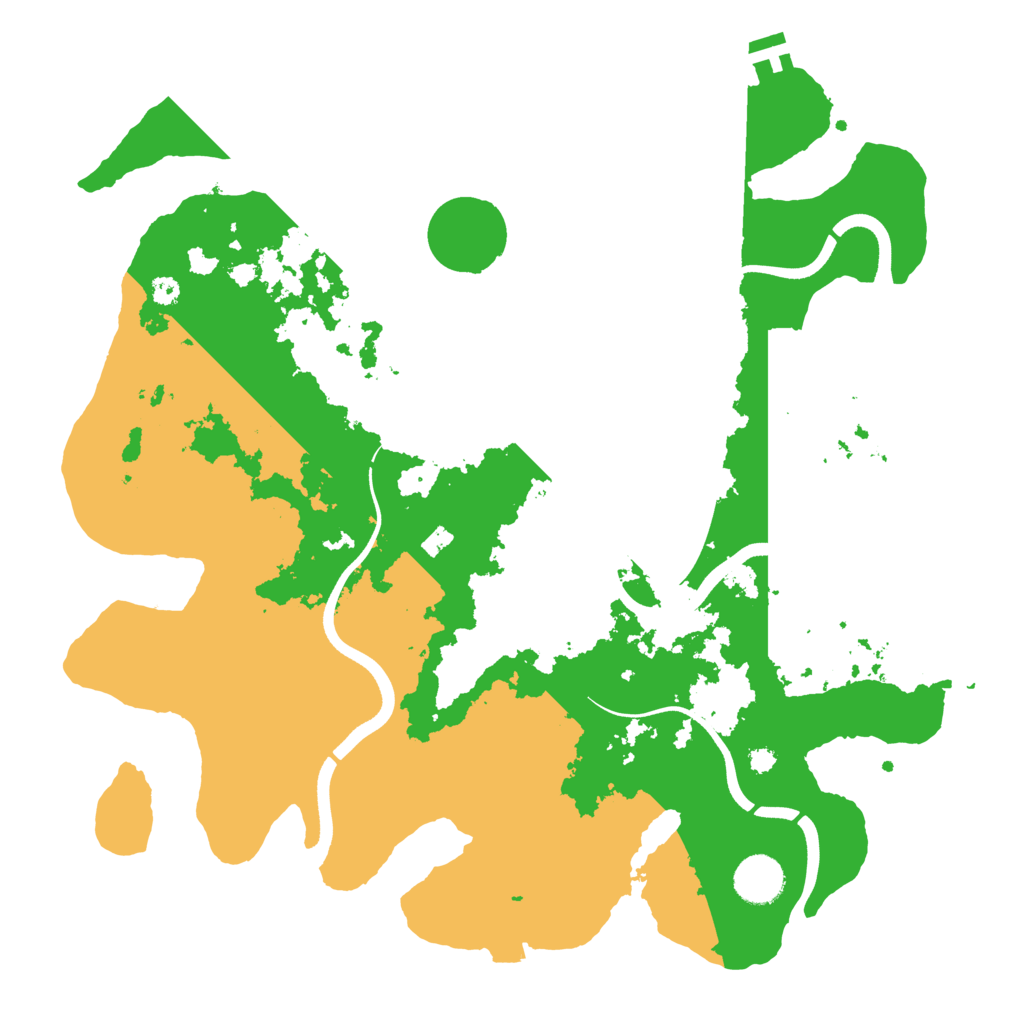 Biome Rust Map: Procedural Map, Size: 3650, Seed: 78600682