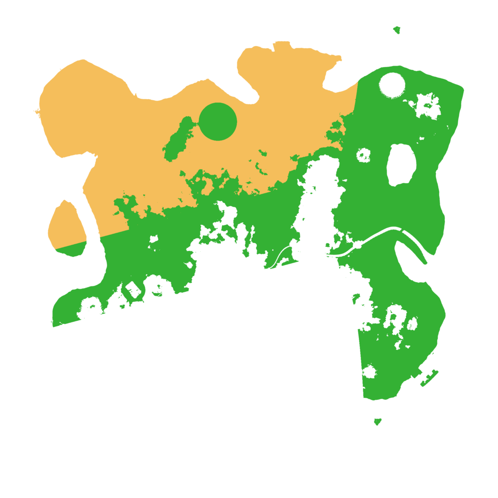 Biome Rust Map: Procedural Map, Size: 3450, Seed: 77484543