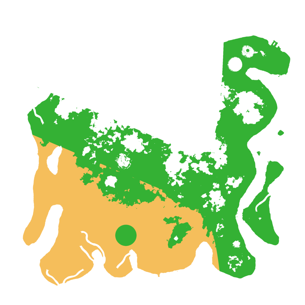 Biome Rust Map: Procedural Map, Size: 3800, Seed: 8140726