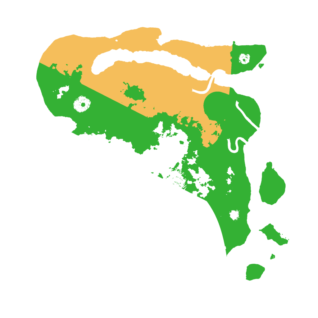 Biome Rust Map: Procedural Map, Size: 3000, Seed: 7698