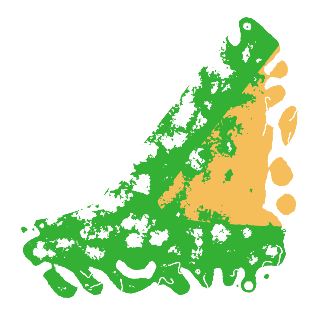 Biome Rust Map: Procedural Map, Size: 6000, Seed: 467929994