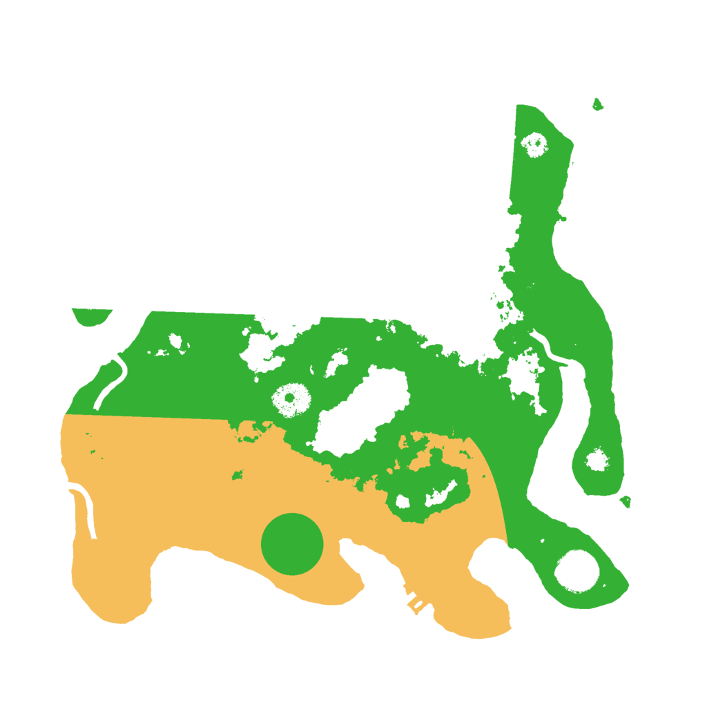 Biome Rust Map: Procedural Map, Size: 3000, Seed: 58827
