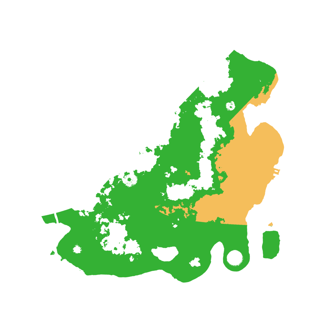 Biome Rust Map: Procedural Map, Size: 3500, Seed: 78906045