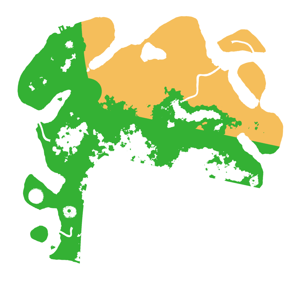 Biome Rust Map: Procedural Map, Size: 3500, Seed: 56419331