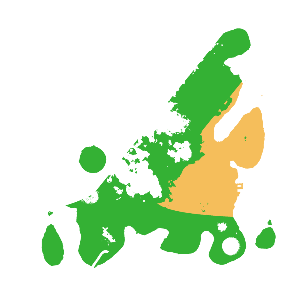 Biome Rust Map: Procedural Map, Size: 3000, Seed: 893072325