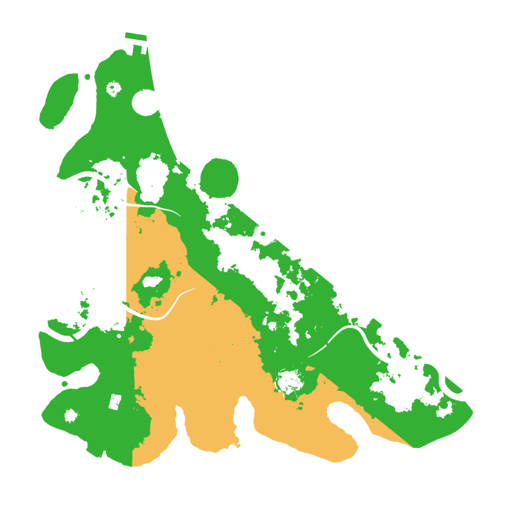 Biome Rust Map: Procedural Map, Size: 3500, Seed: 2037959365
