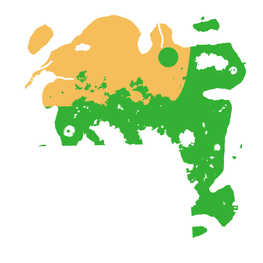 Biome Rust Map: Procedural Map, Size: 3500, Seed: 1837122680