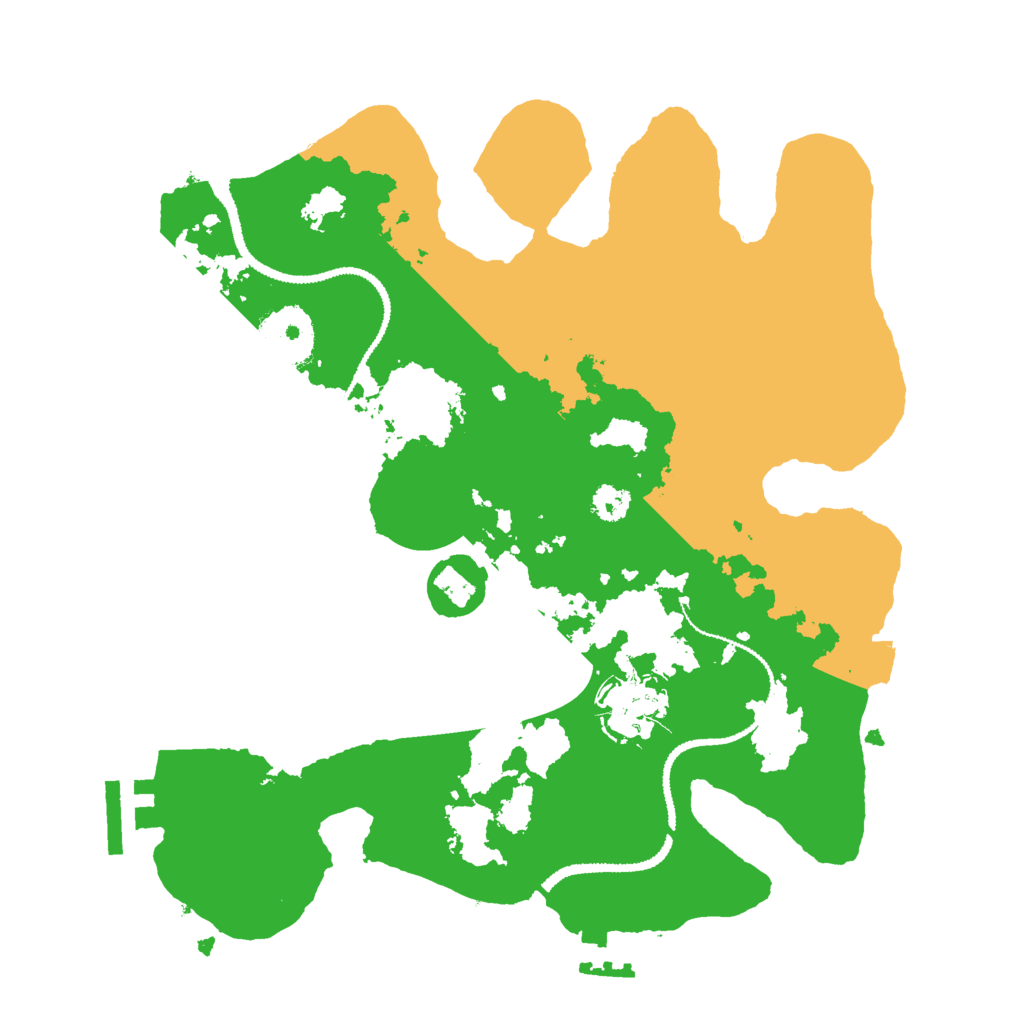 Biome Rust Map: Procedural Map, Size: 2800, Seed: 753457322