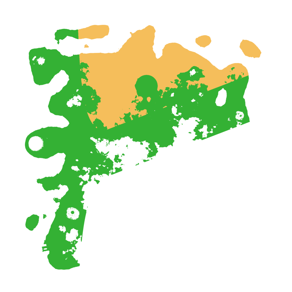 Biome Rust Map: Procedural Map, Size: 3500, Seed: 10644