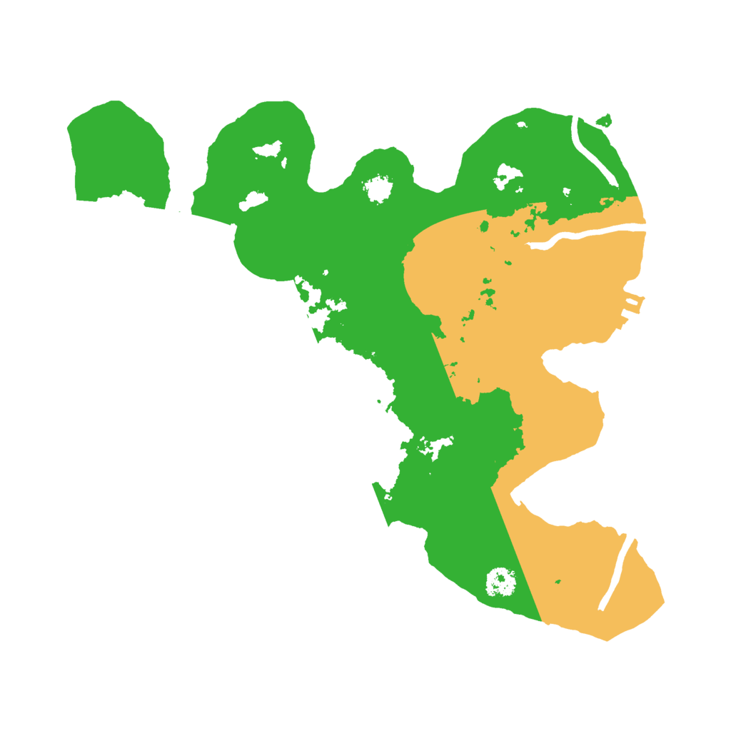 Biome Rust Map: Procedural Map, Size: 2500, Seed: 78645