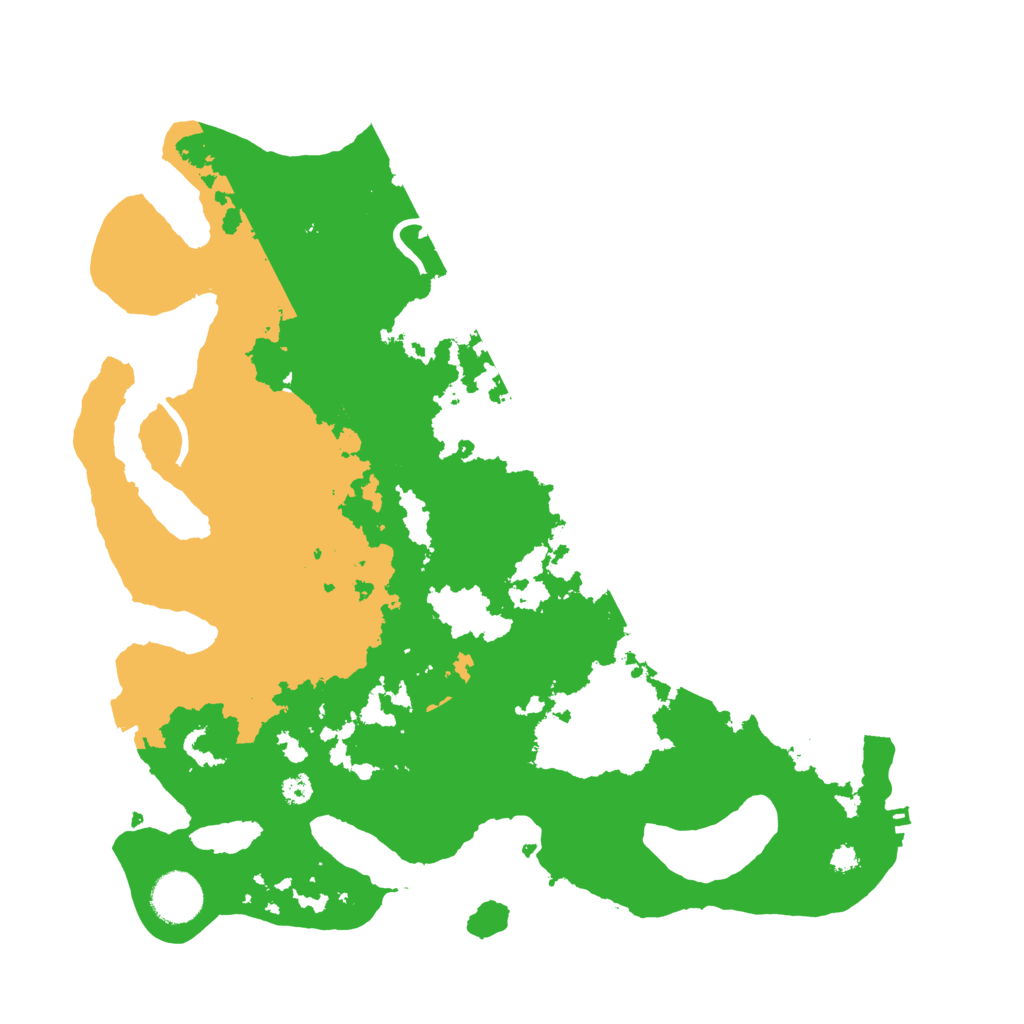 Biome Rust Map: Procedural Map, Size: 3500, Seed: 760927625