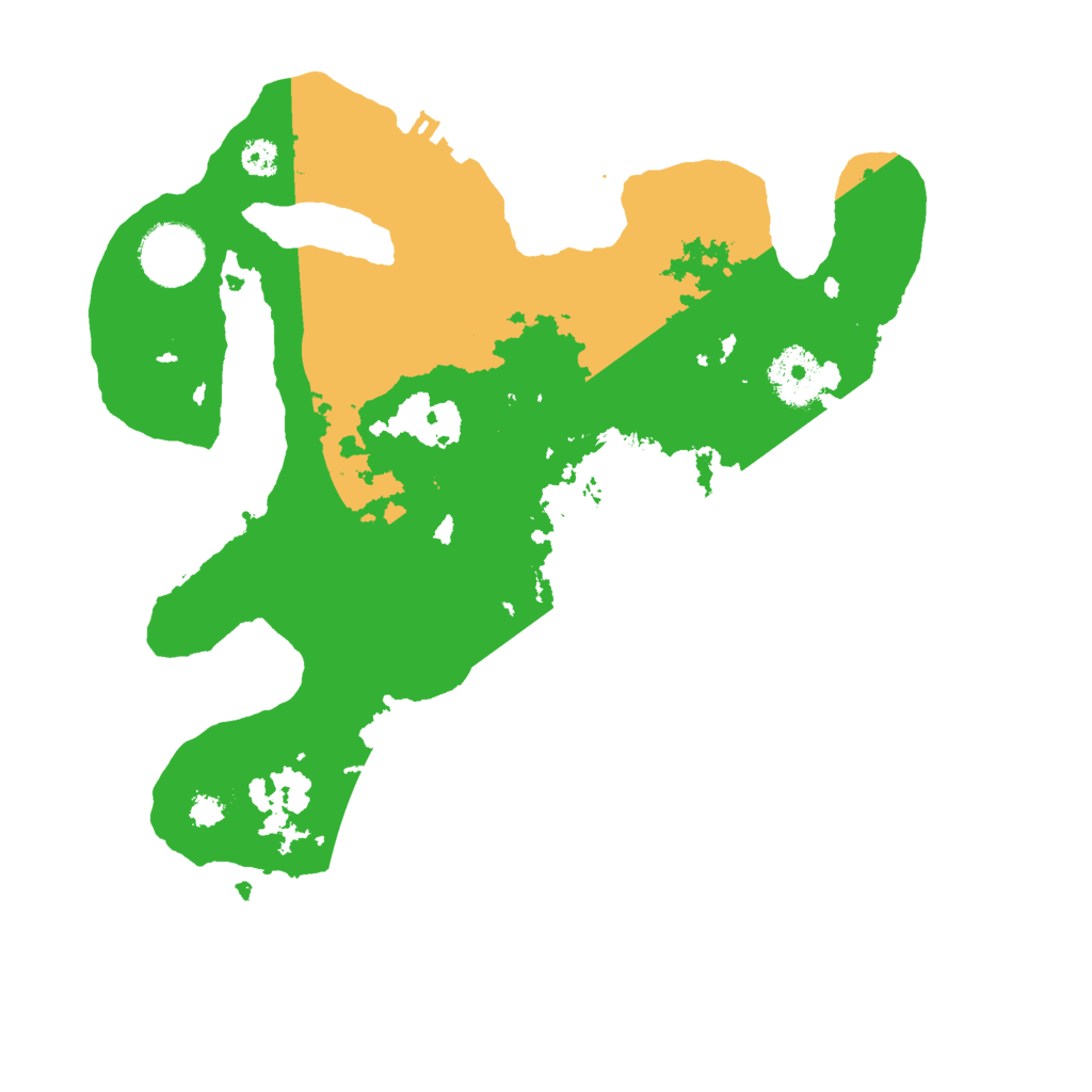 Biome Rust Map: Procedural Map, Size: 3000, Seed: 599116600