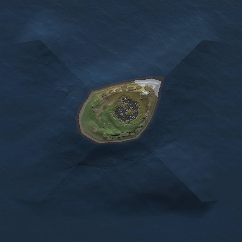 Rust Map: Procedural Map, Size: 1000, Seed: 831274661, 3 Monuments