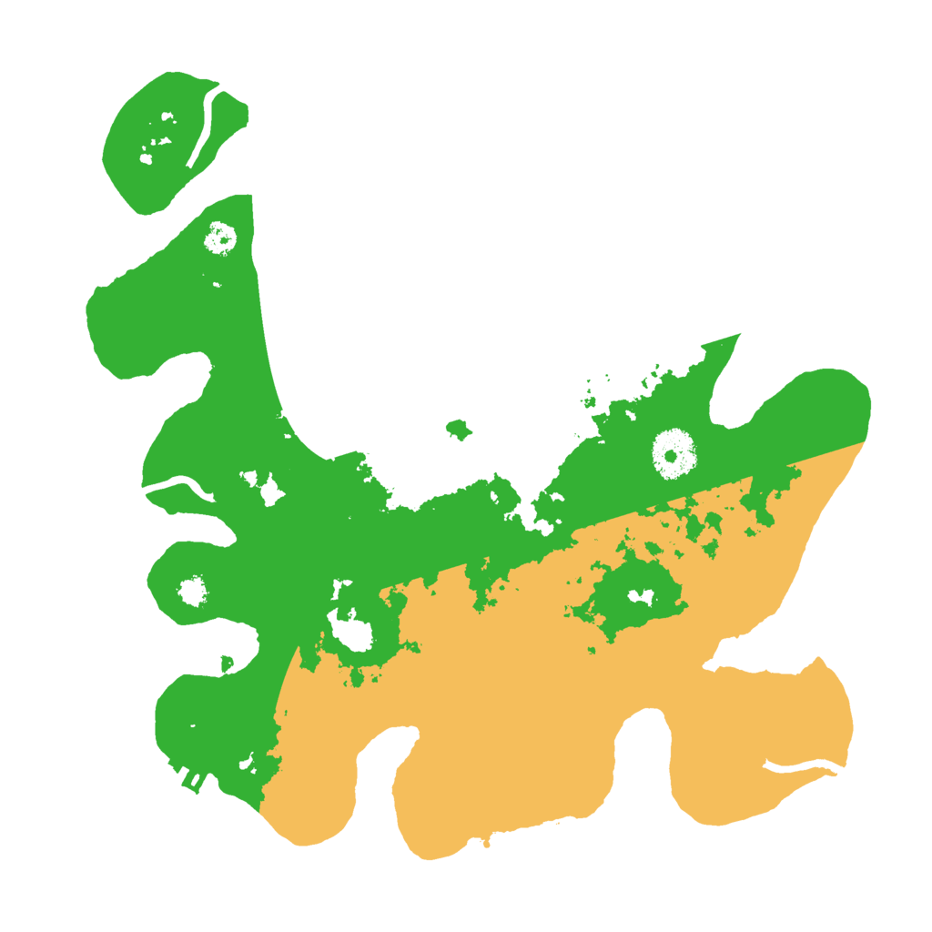 Biome Rust Map: Procedural Map, Size: 3000, Seed: 29076