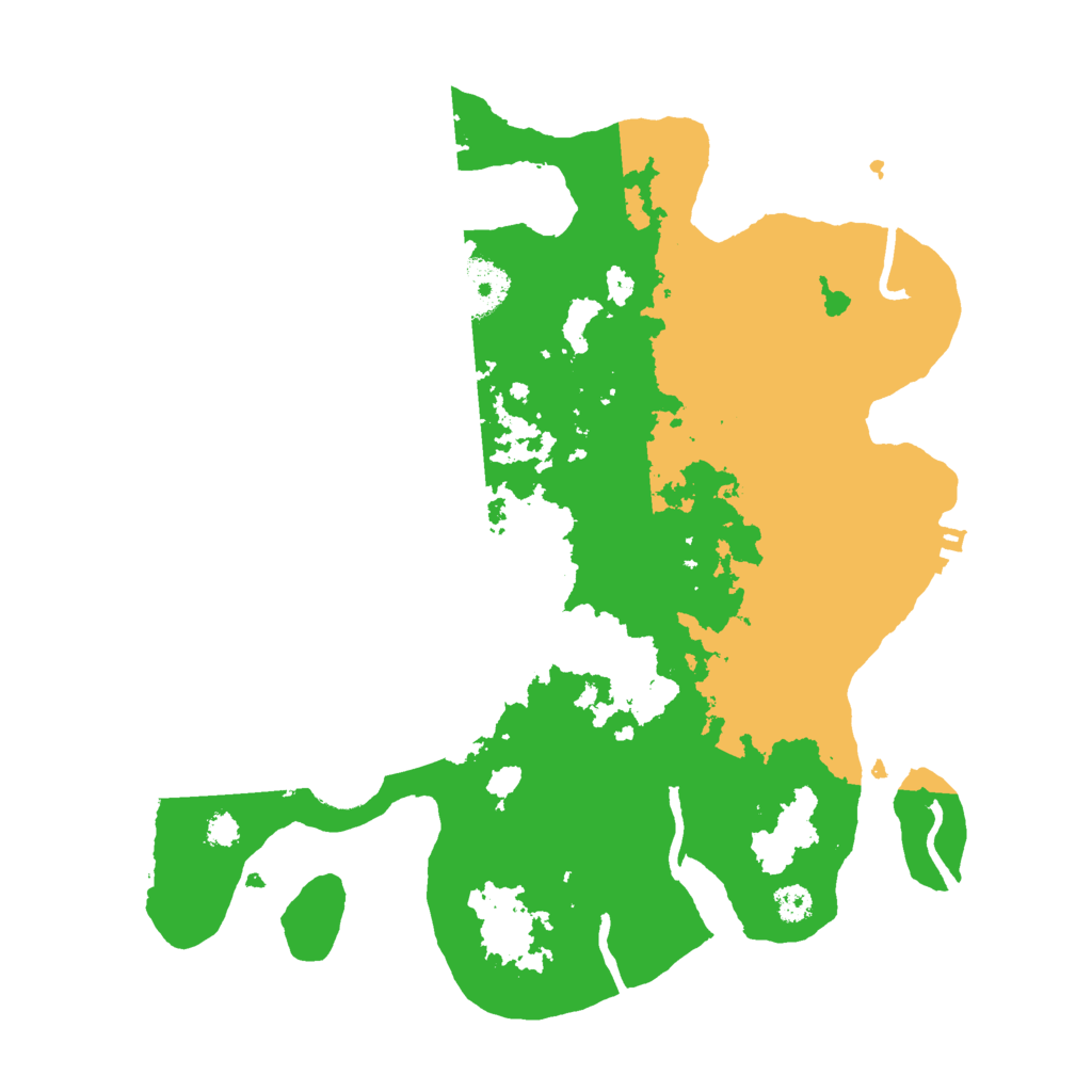 Biome Rust Map: Procedural Map, Size: 3000, Seed: 5196