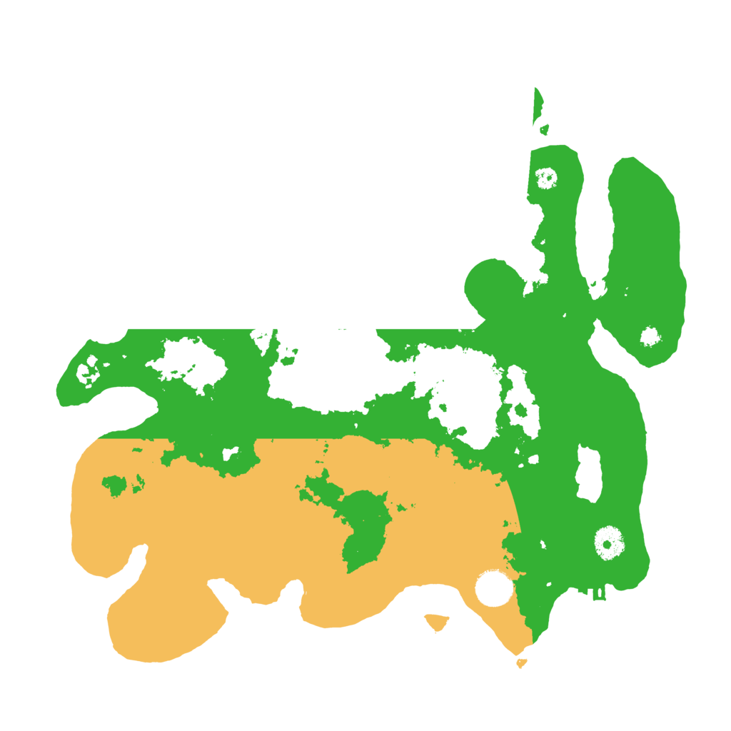 Biome Rust Map: Procedural Map, Size: 3500, Seed: 850973662