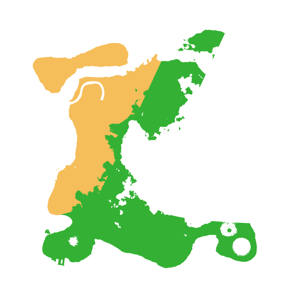 Biome Rust Map: Procedural Map, Size: 3000, Seed: 2022675437