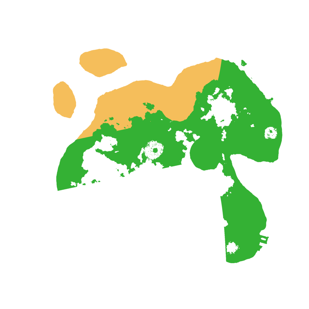 Biome Rust Map: Procedural Map, Size: 2537, Seed: 230504