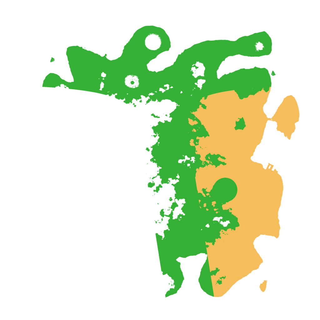 Biome Rust Map: Procedural Map, Size: 3500, Seed: 1208058958