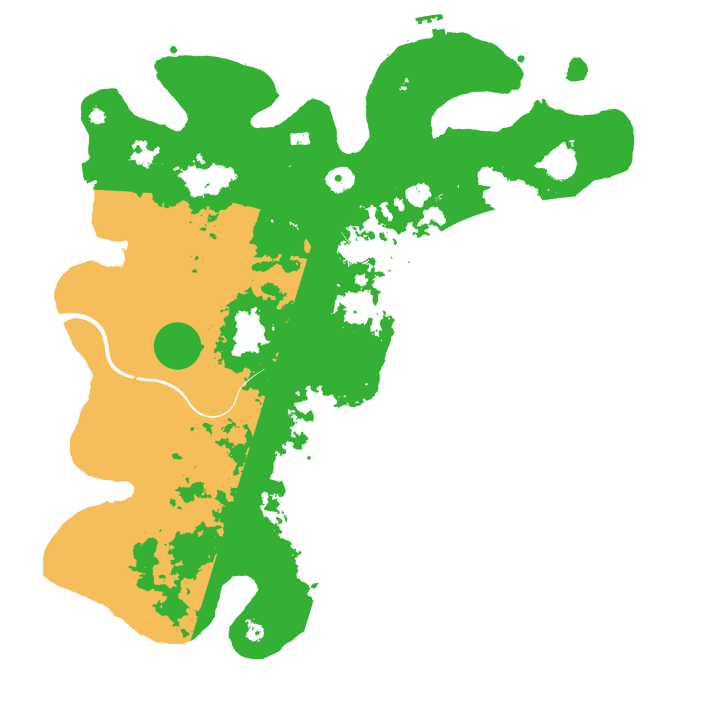 Biome Rust Map: Procedural Map, Size: 3950, Seed: 74518342