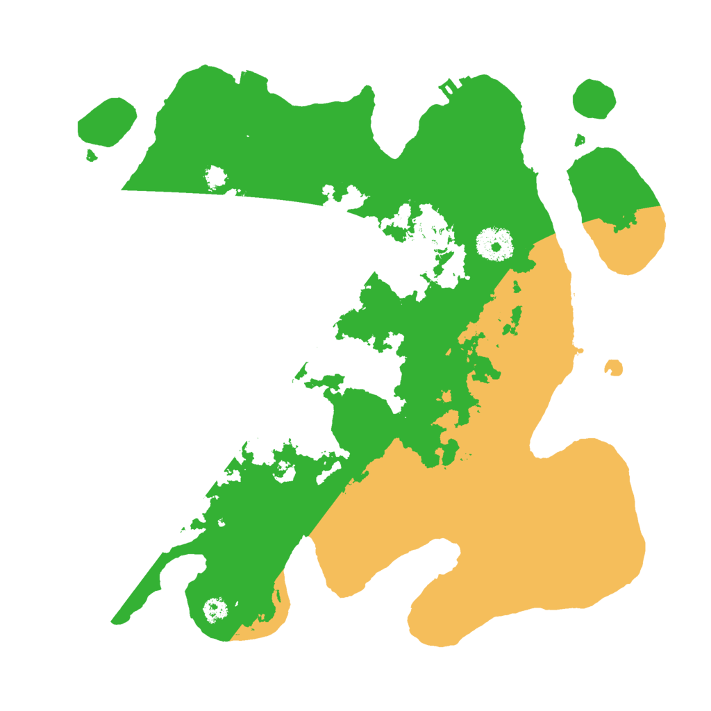 Biome Rust Map: Procedural Map, Size: 3000, Seed: 664731058