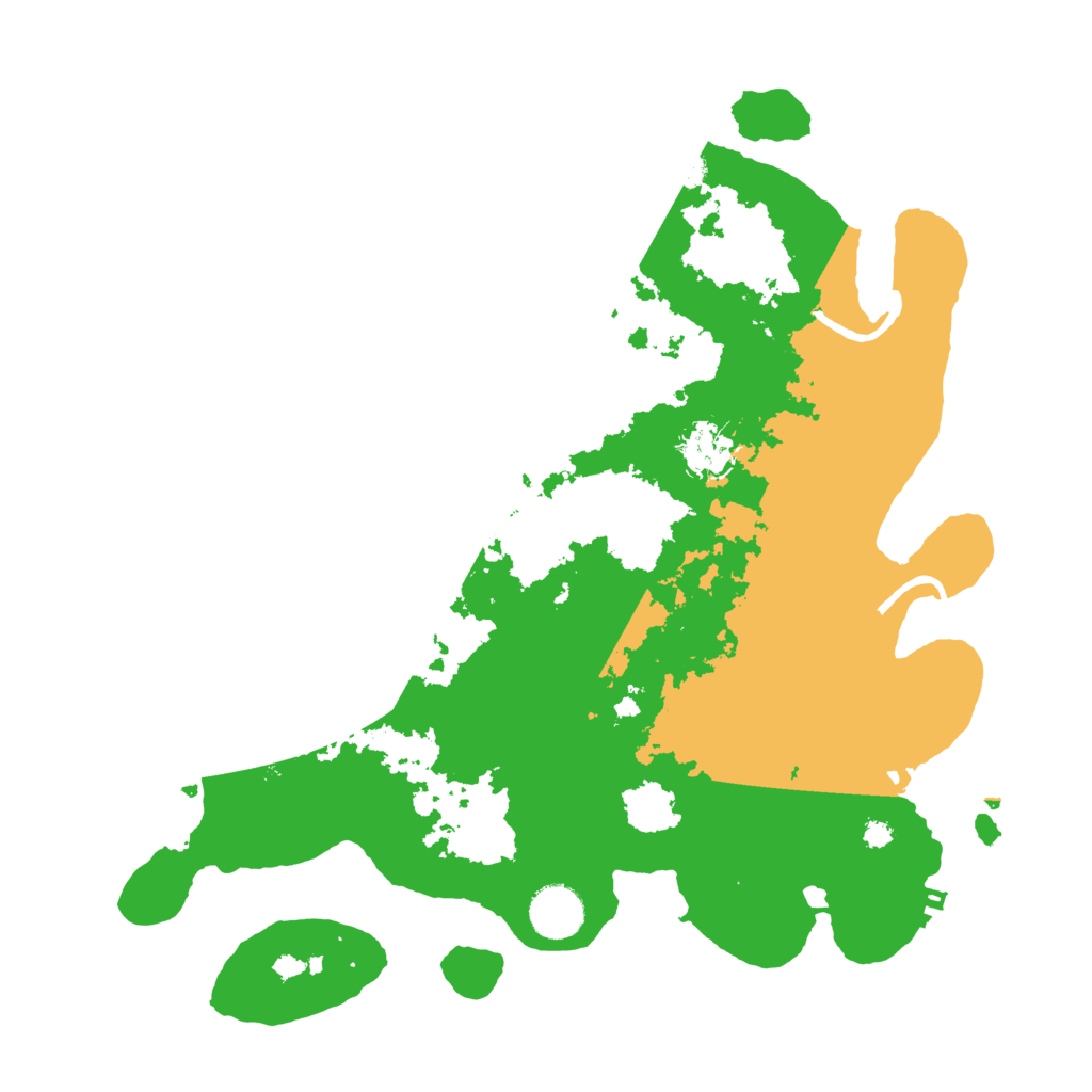 Biome Rust Map: Procedural Map, Size: 3550, Seed: 74515131