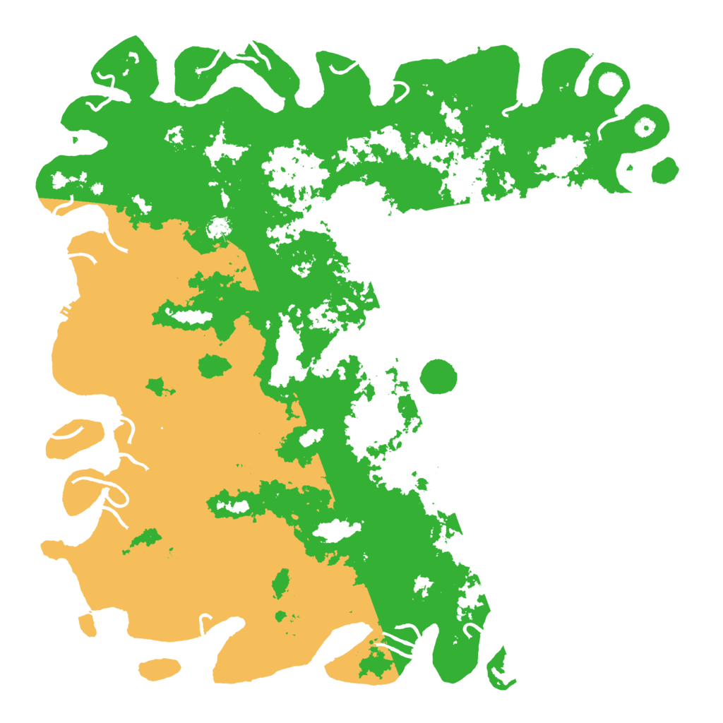 Biome Rust Map: Procedural Map, Size: 5600, Seed: 8539