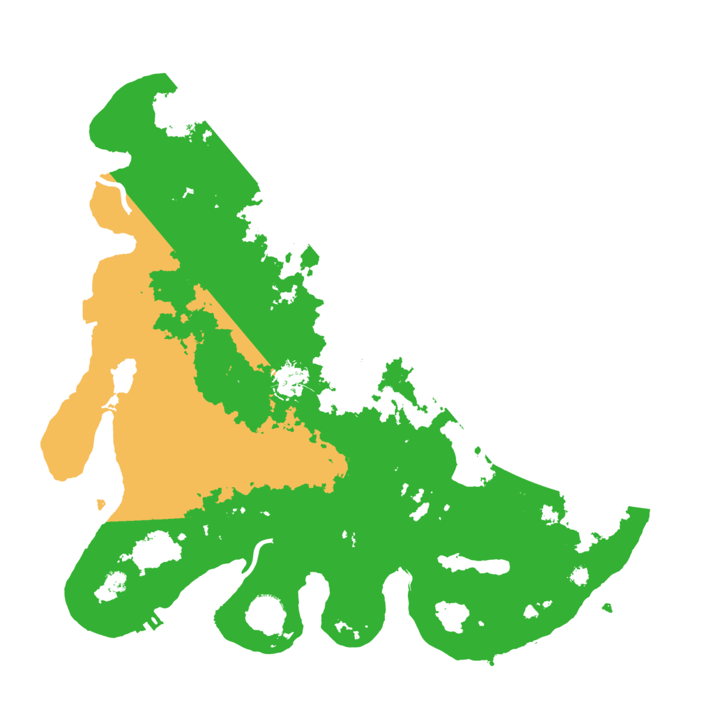 Biome Rust Map: Procedural Map, Size: 3500, Seed: 933370991