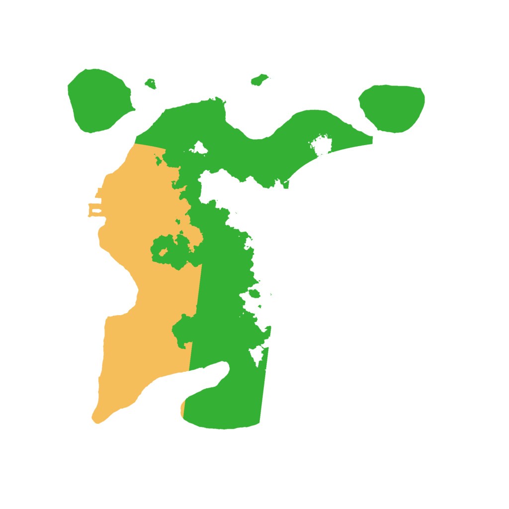 Biome Rust Map: Procedural Map, Size: 2300, Seed: 1295236875