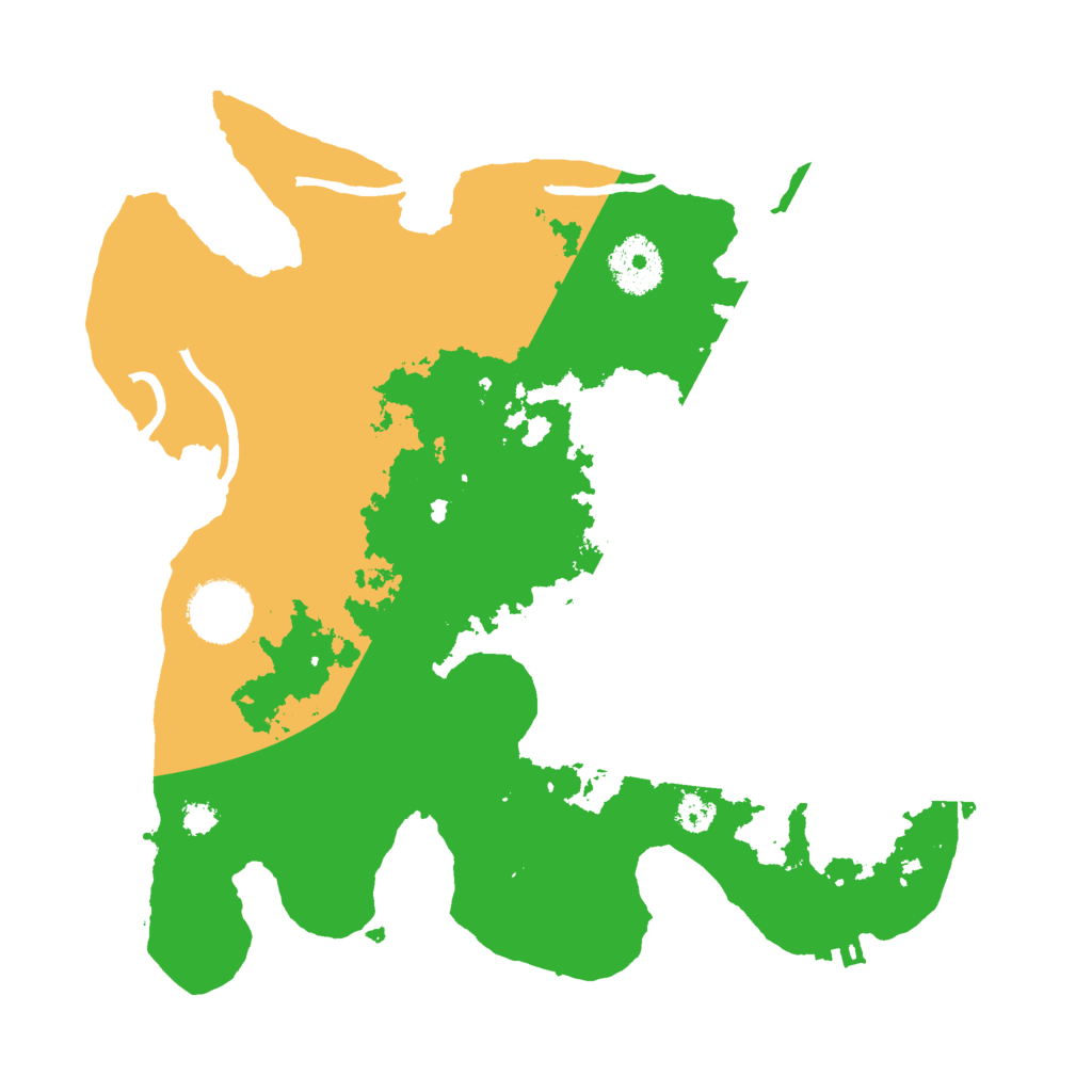 Biome Rust Map: Procedural Map, Size: 3000, Seed: 233323