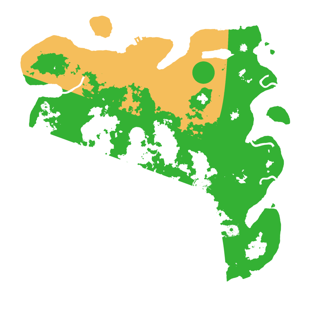 Biome Rust Map: Procedural Map, Size: 3700, Seed: 679654414