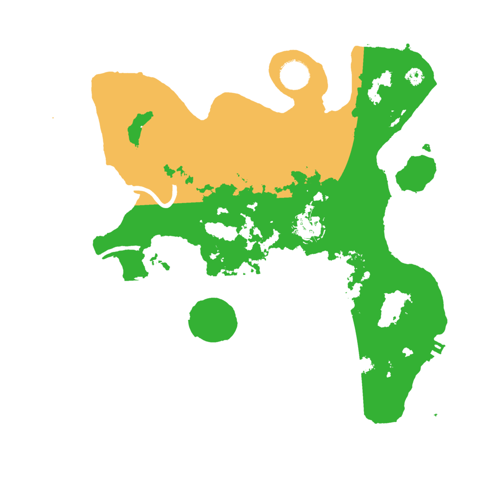 Biome Rust Map: Procedural Map, Size: 3000, Seed: 1036502267