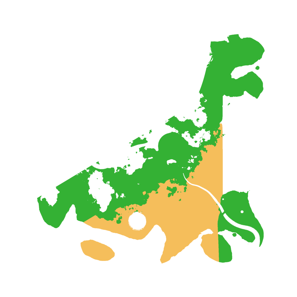 Biome Rust Map: Procedural Map, Size: 3000, Seed: 65652