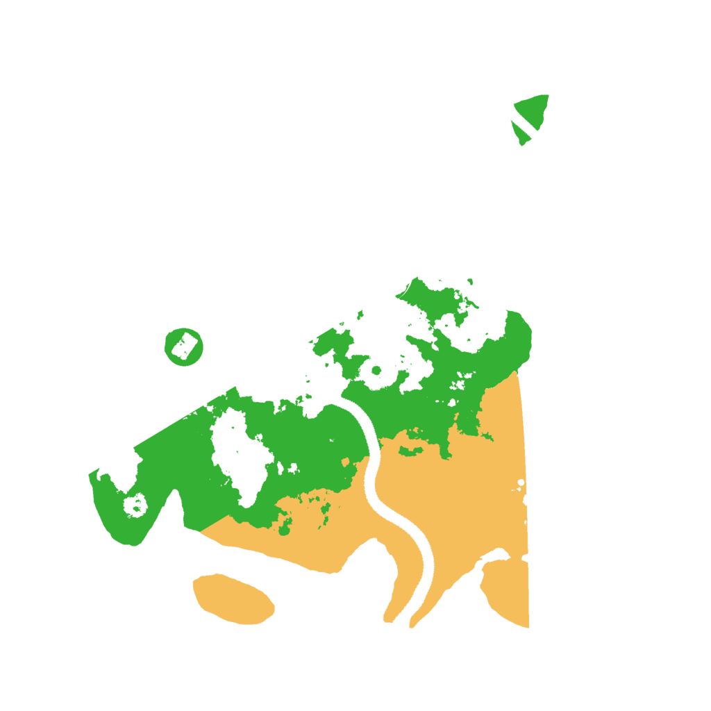 Biome Rust Map: Procedural Map, Size: 3000, Seed: 65652