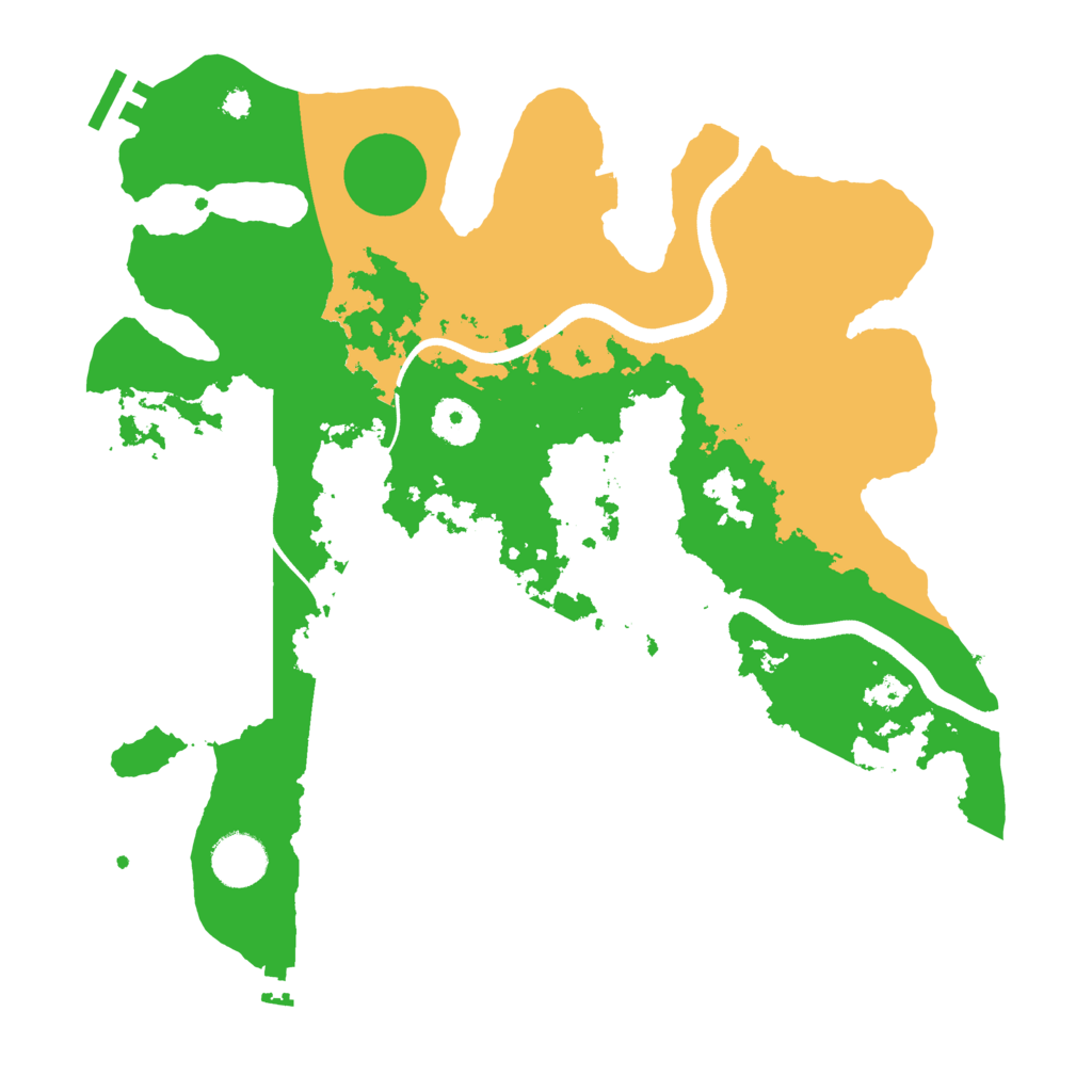 Biome Rust Map: Procedural Map, Size: 3500, Seed: 1846391412