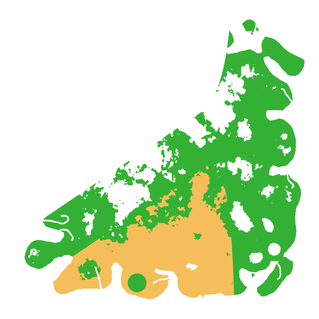 Biome Rust Map: Procedural Map, Size: 4500, Seed: 90586922
